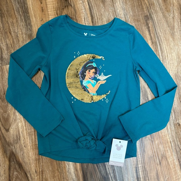 Star Wars long sleeve dress princess jasmine sequin top new with tags 5/5t - Picture 2 of 7